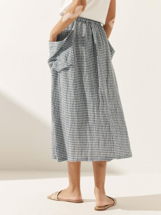 Sophie | Breezy A-Line Maxi Skirt with Pockets 2