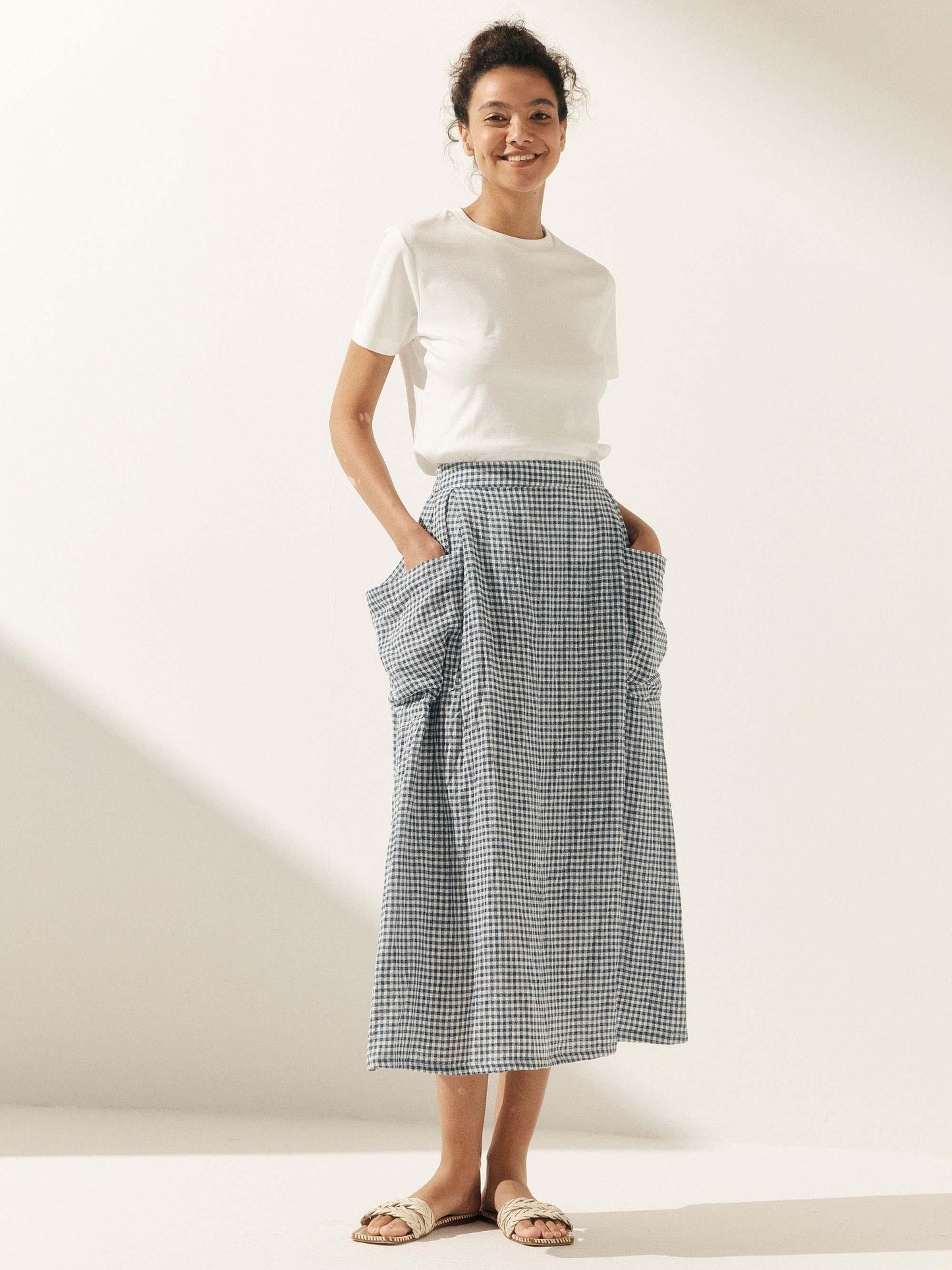 Sophie | Breezy A-Line Maxi Skirt with Pockets 3