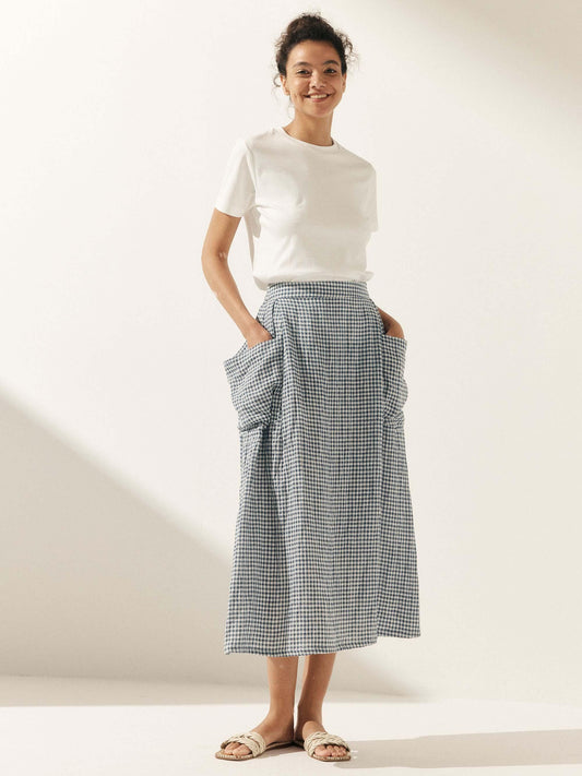 Sophie | Breezy A-Line Maxi Skirt with Pockets 3
