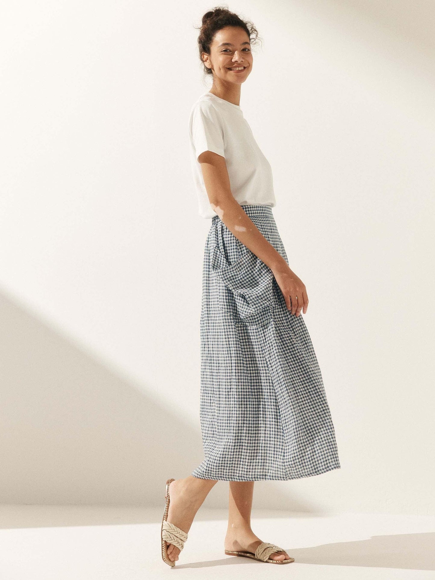 Sophie | Breezy A-Line Maxi Skirt with Pockets 5