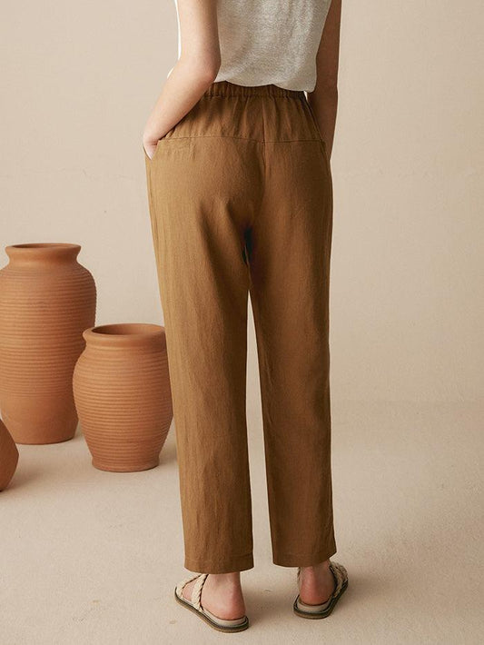 Sophie | Chic Breathable Linen Tapered Pants 2