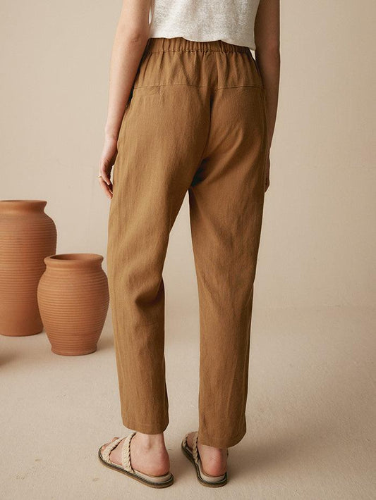 Sophie | Chic Breathable Linen Tapered Pants 3
