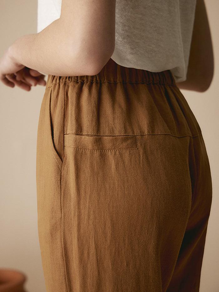 Sophie | Chic Breathable Linen Tapered Pants 5