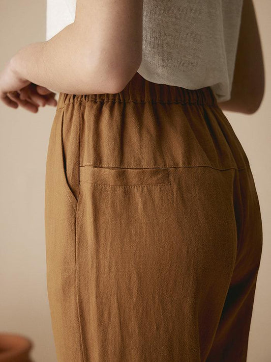Sophie | Chic Breathable Linen Tapered Pants 5