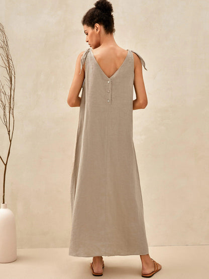 Sophie | Chic Sleeveless Summer Maxi Dress 0