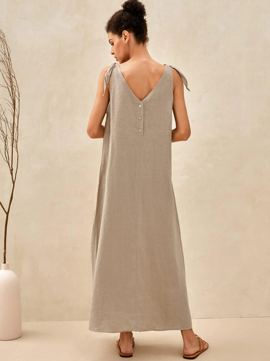 Sophie | Chic Sleeveless Summer Maxi Dress 0
