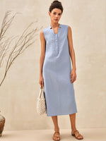 Sophie | Elegant Sleeveless White Maxi Dress for Women 0