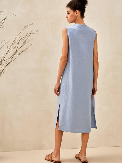 Sophie | Elegant Sleeveless White Maxi Dress for Women 4