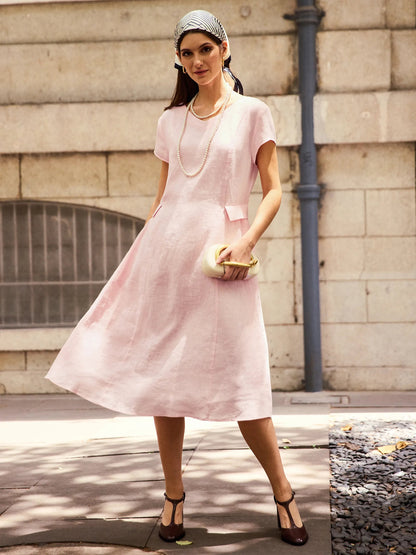 Sophie | Flattering Elegant Linen Womens Dress for Summer 3