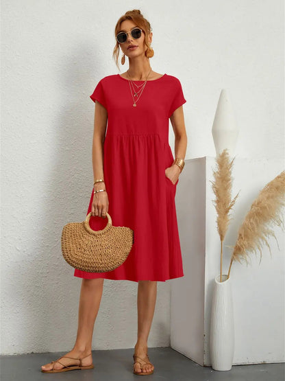 Sophie | Stylish A-Line Summer Dress with Pockets for Women 0