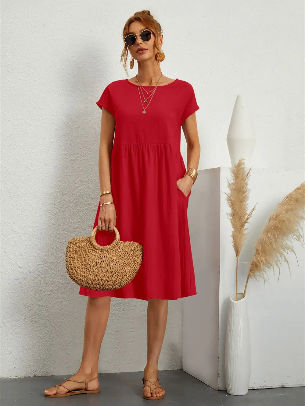 Sophie | Stylish A-Line Summer Dress with Pockets for Women 1