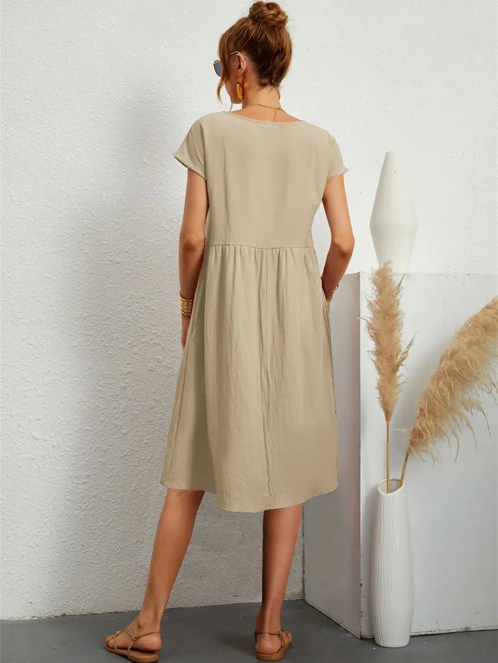 Sophie | Stylish A-Line Summer Dress with Pockets for Women 4