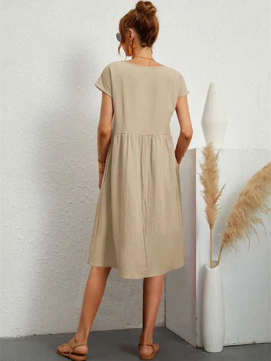 Sophie | Stylish A-Line Summer Dress with Pockets for Women 4