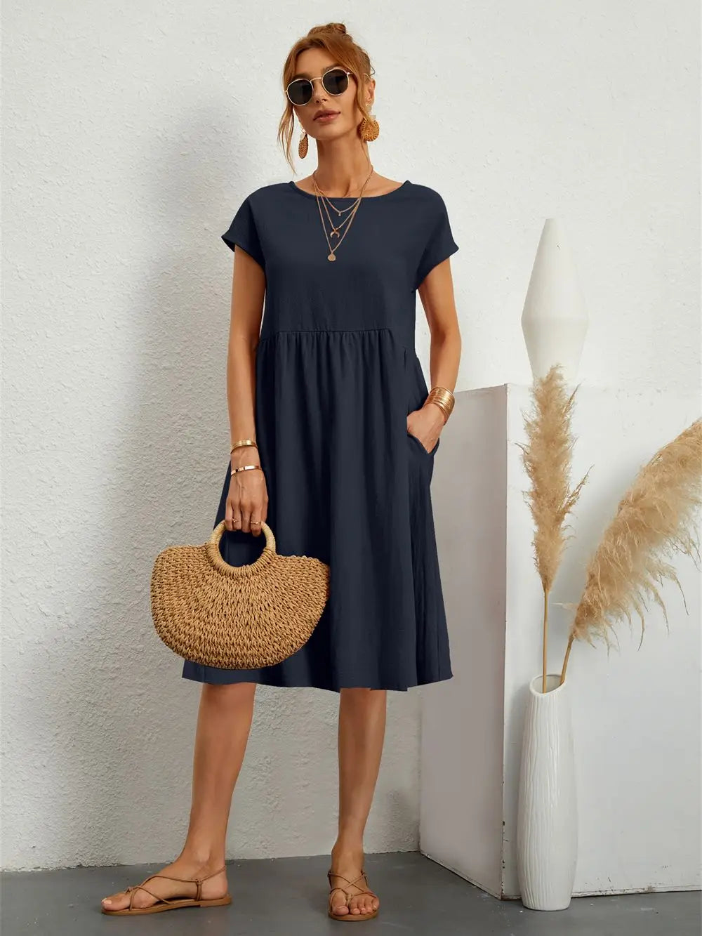 Sophie | Stylish A-Line Summer Dress with Pockets for Women 5