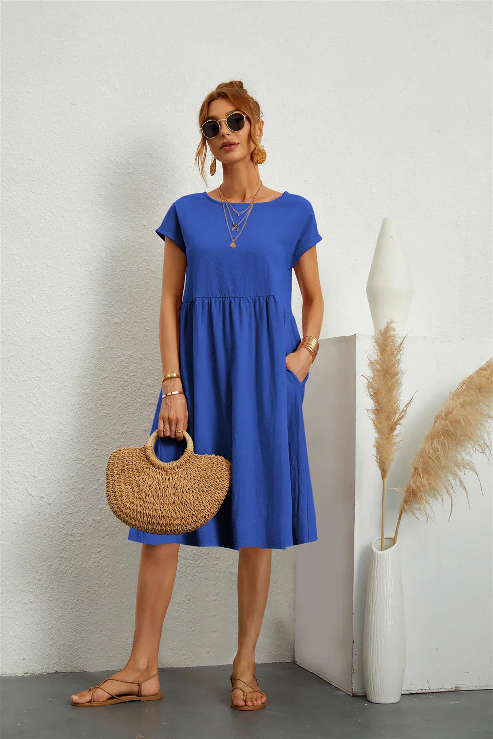 Sophie | Stylish A-Line Summer Dress with Pockets for Women 7