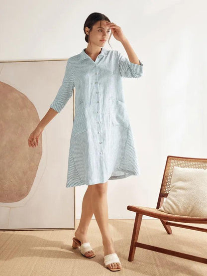 Sophie | Stylish Striped Summer Dress with Pockets 5