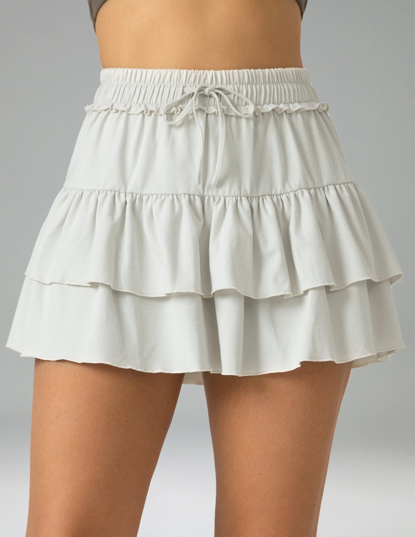 Sorona 3-Layer Ruffle Skirt w/ Built-In Anti-Exposure Short 10