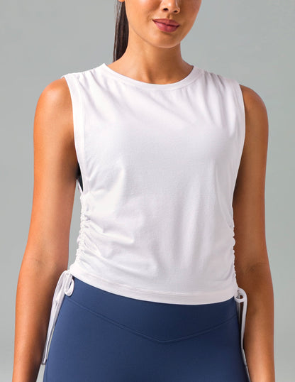 Sorona Adjustable Drawstring Cover-Up Tank Top 3