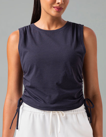 Sorona Adjustable Drawstring Cover-Up Tank Top 6