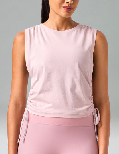 Sorona Adjustable Drawstring Cover-Up Tank Top 9