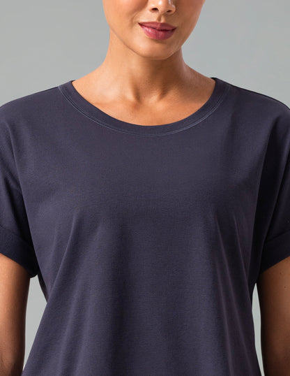 Sorona Batwing Sleeve Twist-Back Relaxed Fit Top 3