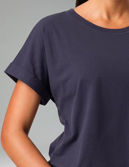 Sorona Batwing Sleeve Twist-Back Relaxed Fit Top 4