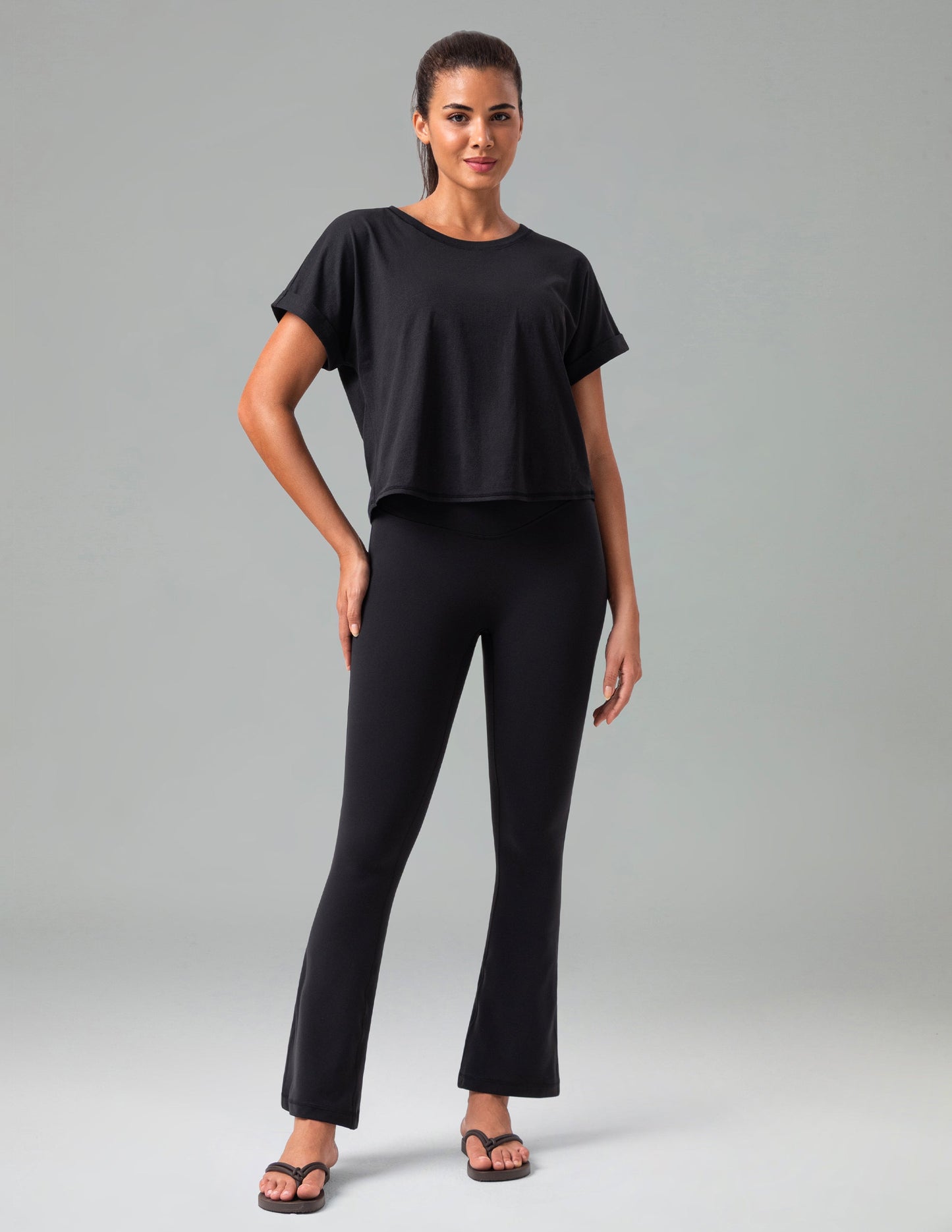 Sorona Batwing Sleeve Twist-Back Relaxed Fit Top 6