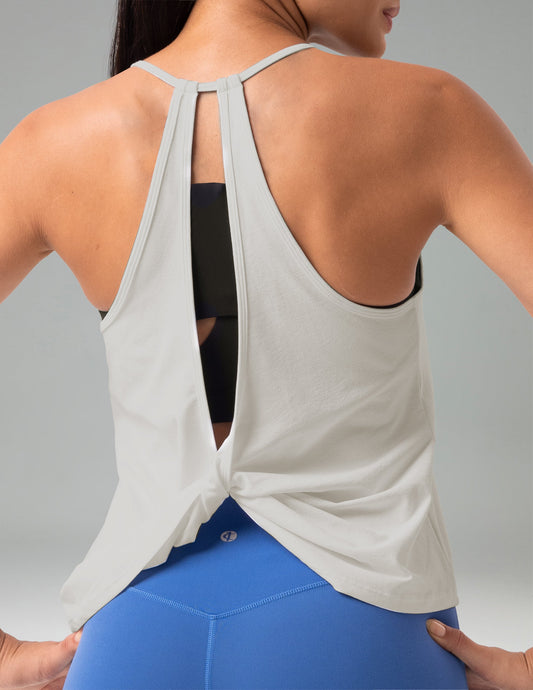 Sorona Open Back Sleeveless Workout & Yoga Tank Top 0