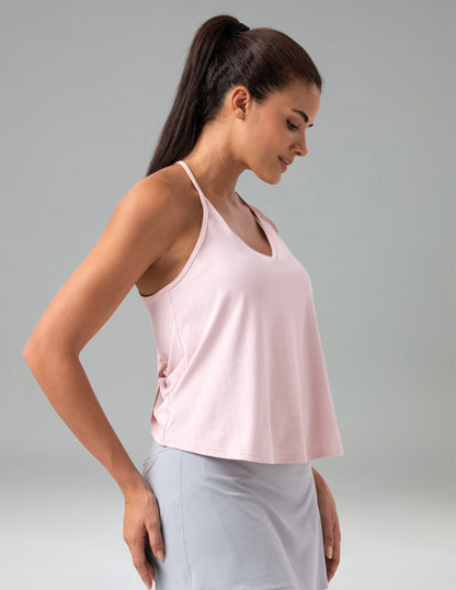 Sorona Open Back Sleeveless Workout & Yoga Tank Top 8