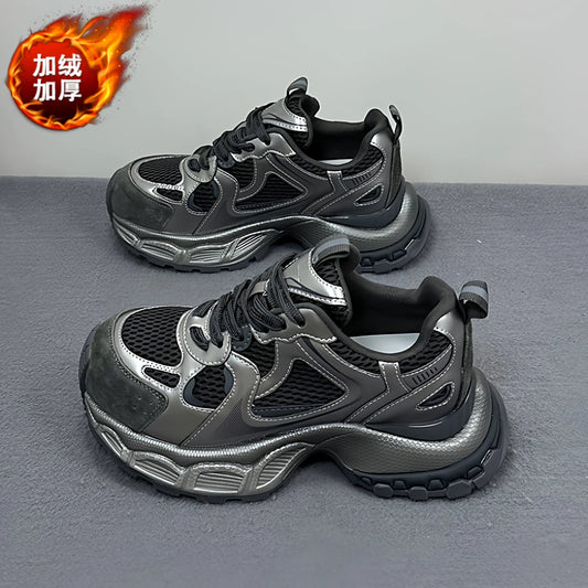 Spring Autumn New Versatile Women's Running Shoes Casual Breathable Sporty Sneakers with Thick Sole Increased Height Korean Styl 1