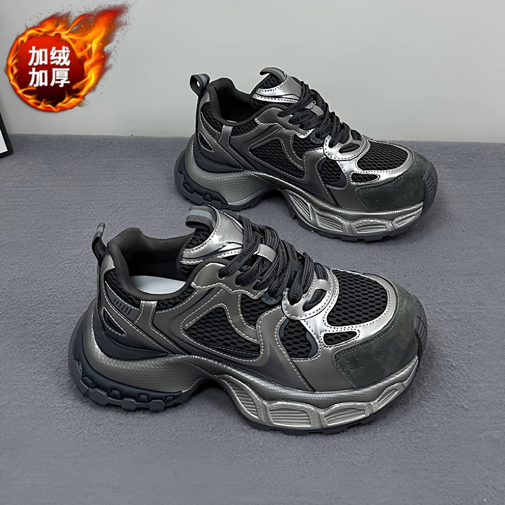 Spring Autumn New Versatile Women's Running Shoes Casual Breathable Sporty Sneakers with Thick Sole Increased Height Korean Styl 3