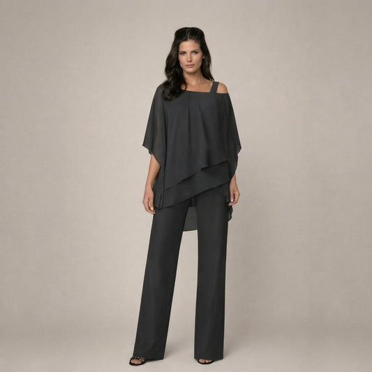 Stephanie | Women's Off Shoulder Wide Leg Set 1