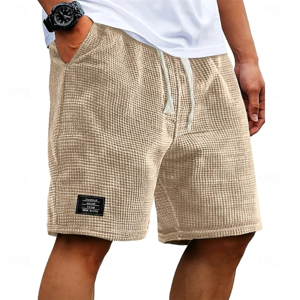 Steven | Casual Waffle Summer Shorts 1