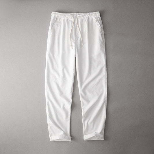 Steven | Linen Drawstring Lounge Pants 0