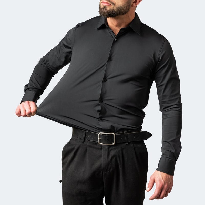 Stretch Casual Chic Shirt For Men 0