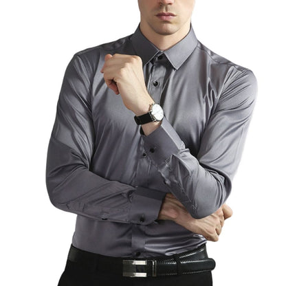 Stretch Casual Chic Shirt For Men 6
