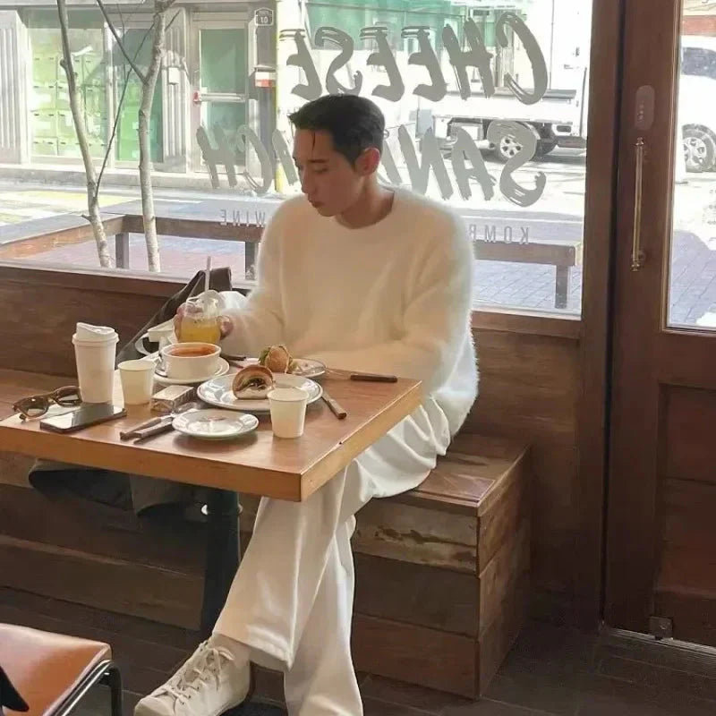 Stylish Men's Chunky Long Sweater 2