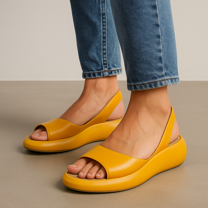Stylish Platform Slingback Sandals with Chunky Sole | Open Toe Design for Modern Comfort 0