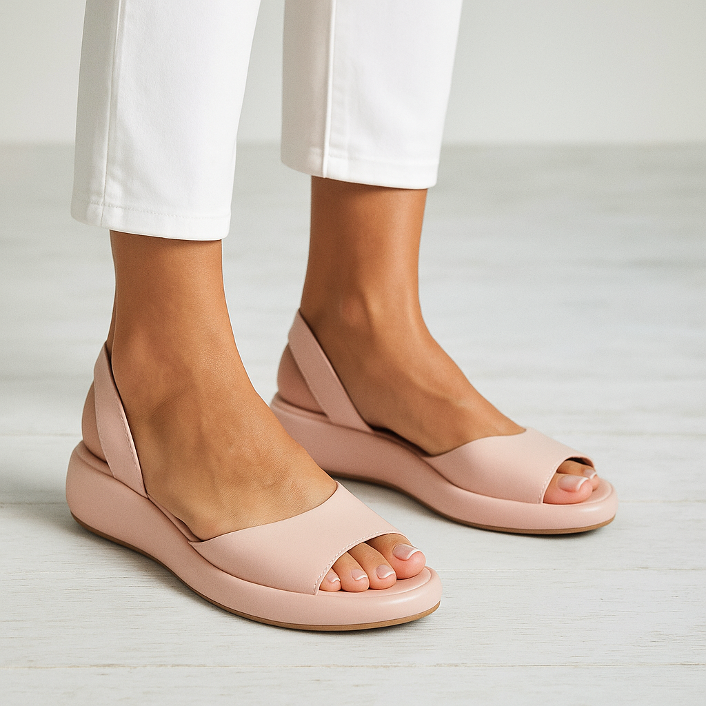 Stylish Platform Slingback Sandals with Chunky Sole | Open Toe Design for Modern Comfort 1