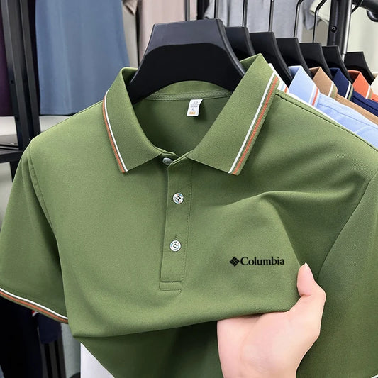 Stylish Polo Shirt | Men's Polo Shirts with Letter Embroidery | Comfortable Casual Summer Wear for Everyday Outings 10