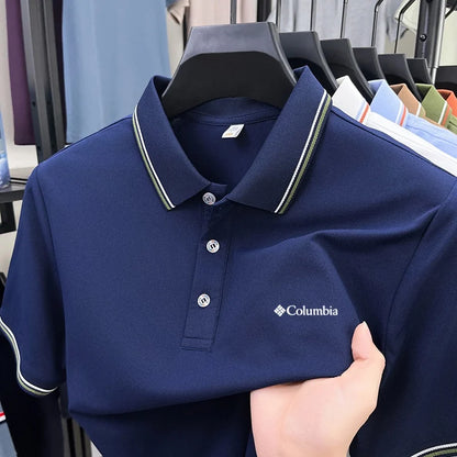 Stylish Polo Shirt | Men's Polo Shirts with Letter Embroidery | Comfortable Casual Summer Wear for Everyday Outings 4