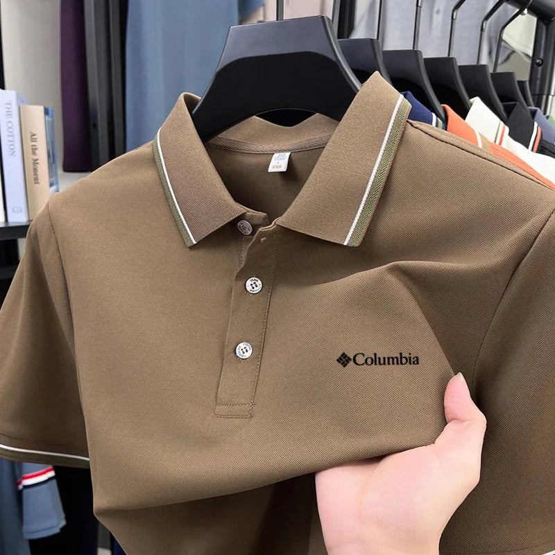 Stylish Polo Shirt | Men's Polo Shirts with Letter Embroidery | Comfortable Casual Summer Wear for Everyday Outings 6