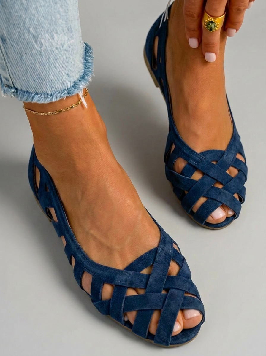 Stylish Women's Sandals | Flat Design with Criss-Cross Straps | Comfortable Footwear for Everyday Wear 10