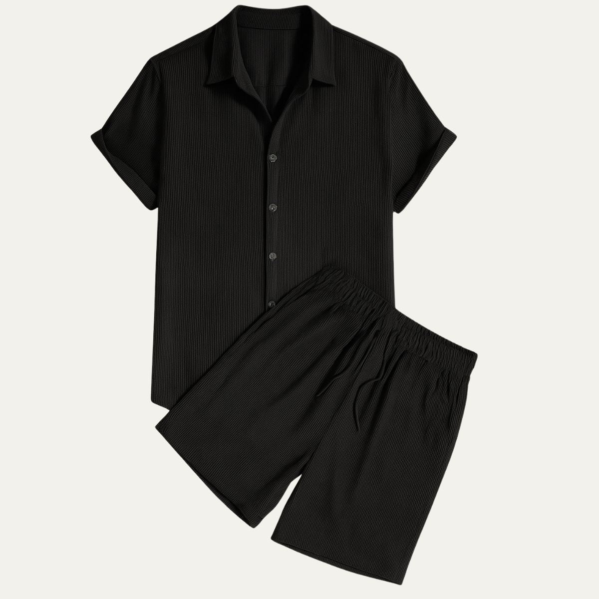 Summer Co-Ord | Women's Outfit - Linen Shirt and Shorts Set with Elastic Waistband | Lightweight Style for Warm Days 8