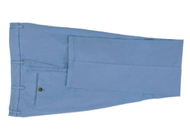 Surf Blue Stretch Cotton Pants 0