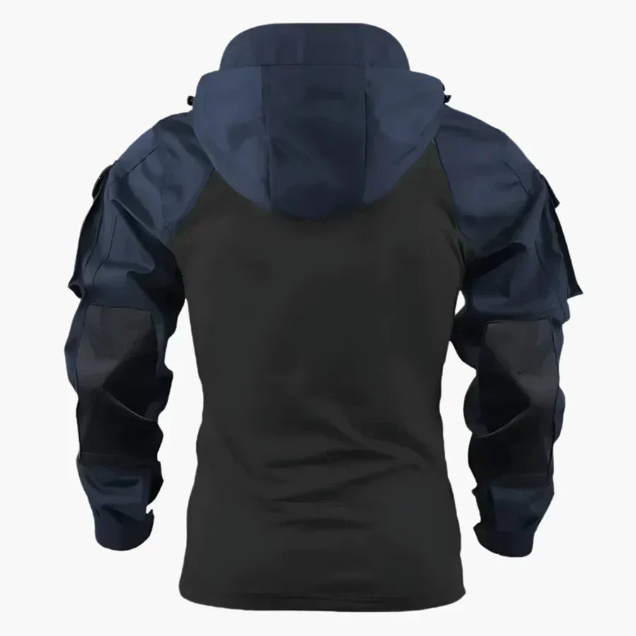 Tactical Synthetic Pullover Jacket with Half Zip and Hood 4