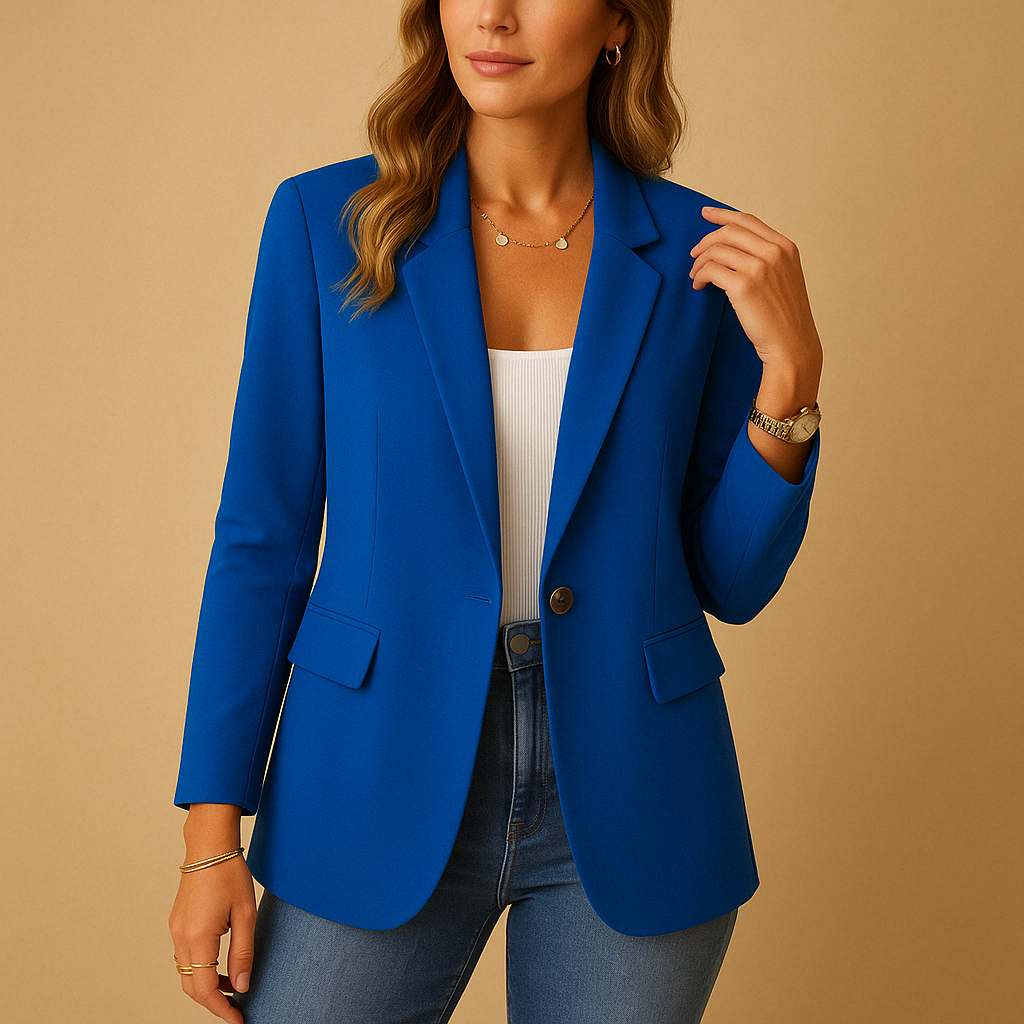 Tailored stretch blazer for women | Hazel 5