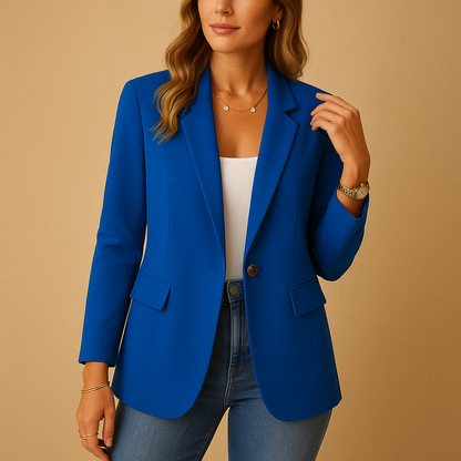 Tailored stretch blazer for women | Hazel 5