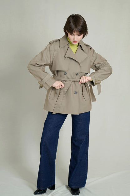 Taupe Trench Coat 2