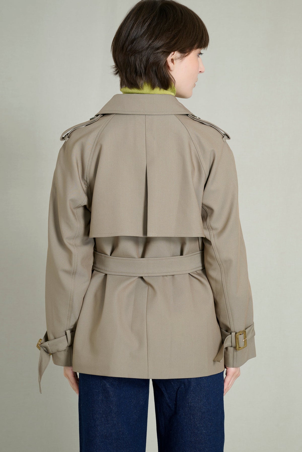 Taupe Trench Coat 3